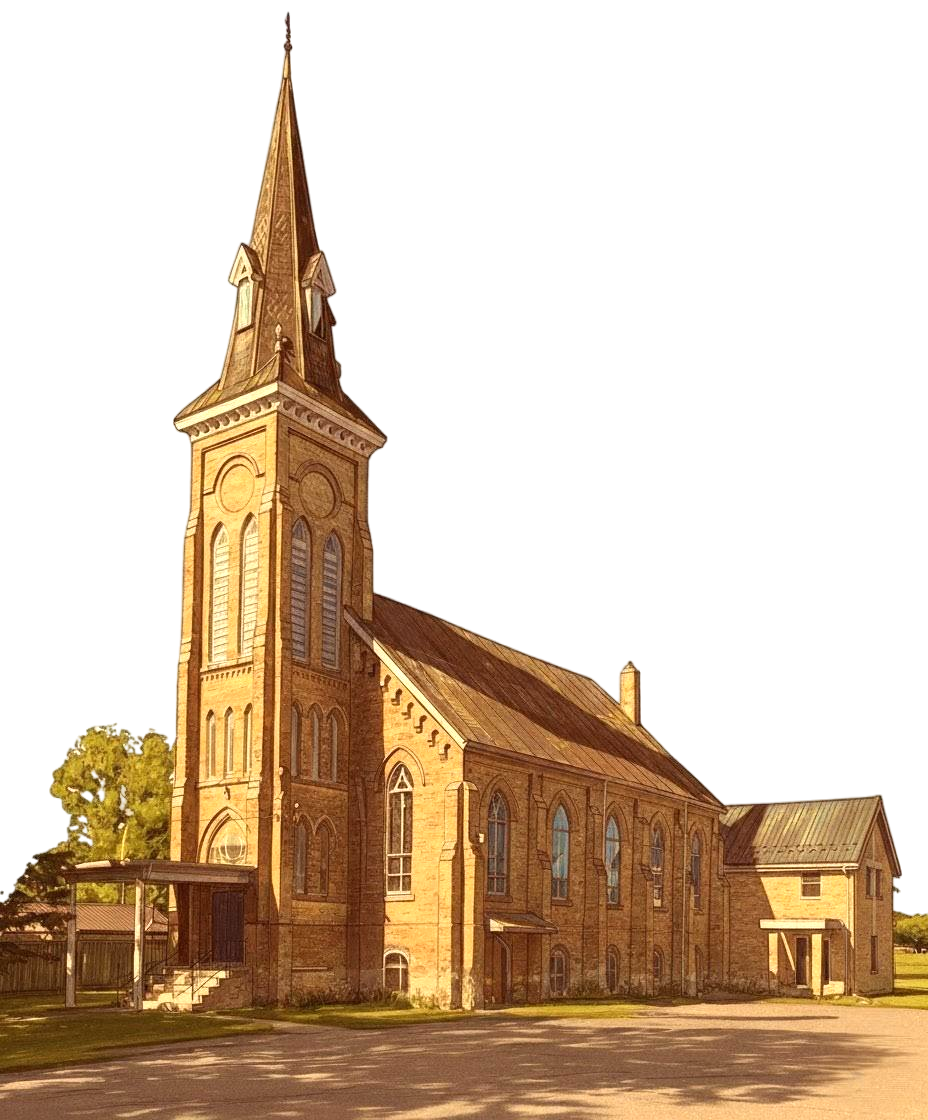 Jesus Christ in prayer - kneeling in white robes with hands clasped